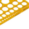 Aristo AR5033 σχεδιαστικό stencil, διαφανές, 260 x 130 mm