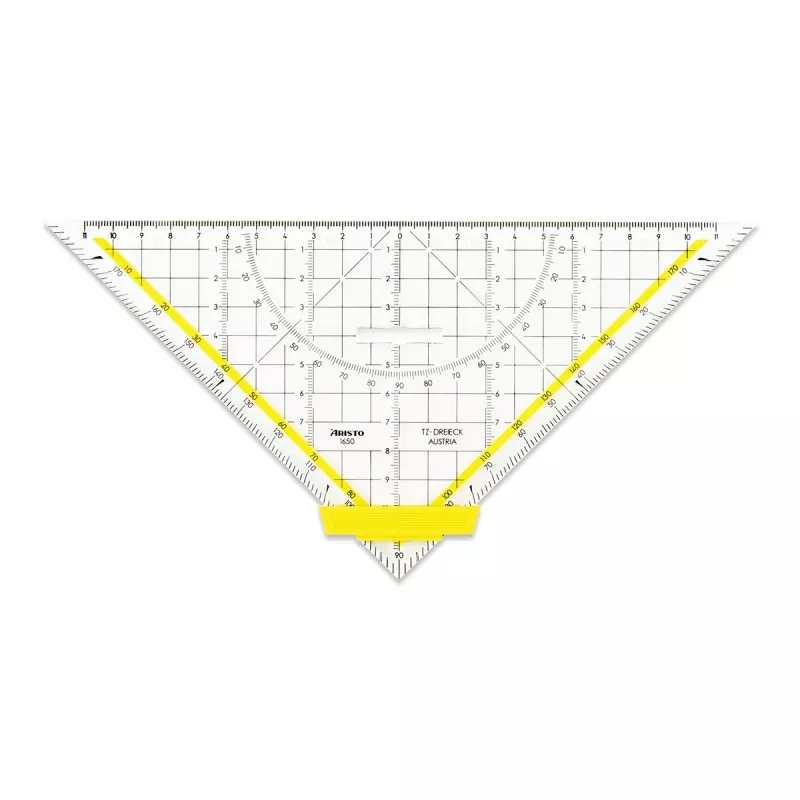 ARISTO τρίγωνο γεωμετρίας με λαβή, 25,0 cm