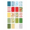 folia μπλοκ μοτίβων Χριστούγεννα, 270 g/m², ασορτί χρώματα