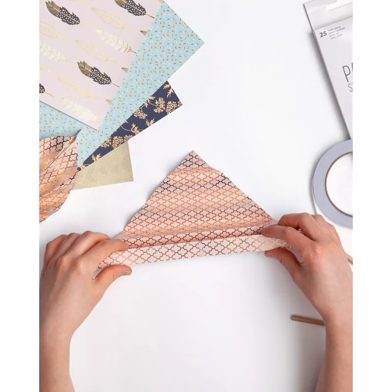 folia μπλοκ χαρτιού μοτίβων DIN A4, 165 g/m²