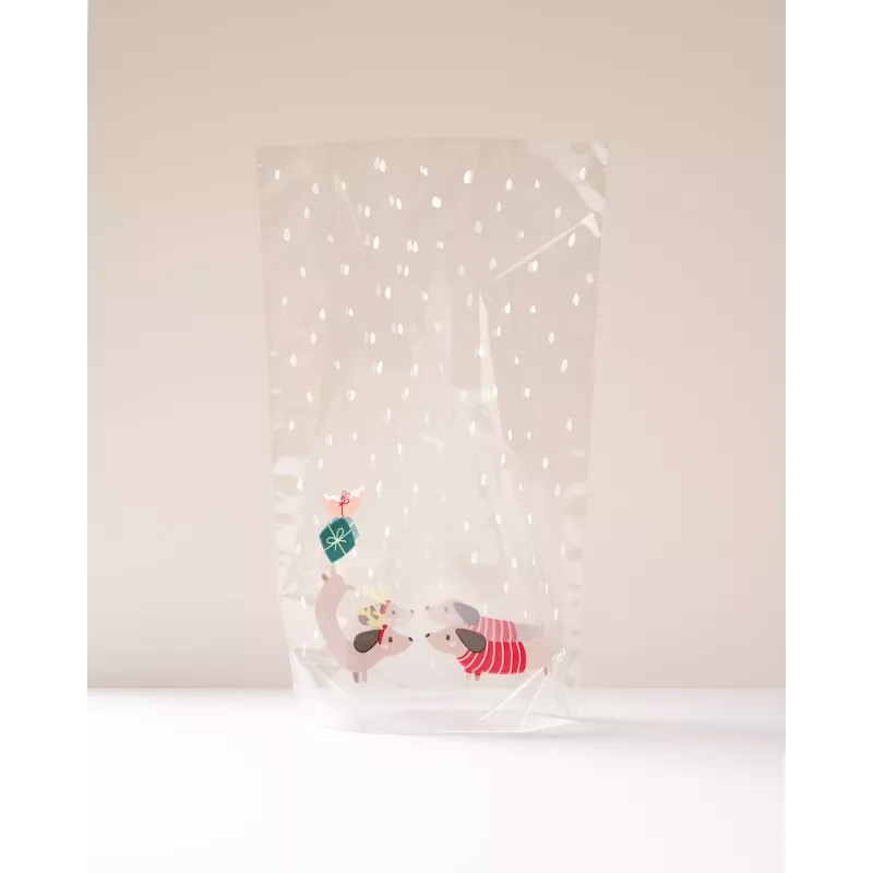 folia Διάφανη σακούλα PP MERRY WOOFMAS 14,5 x 23,5 cm