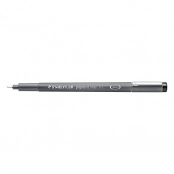 Staedtler Pigment Liner 308 Fineliner 0,1 mm, μαύρο, 10 τεμ.
