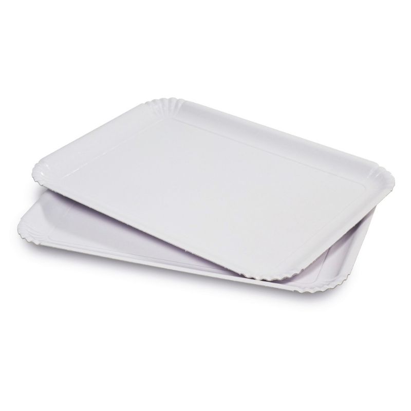 Guardini Easy Bake δίσκοι σερβιρίσματος από λαδόκολλα, λευκοί, 23 x 31 cm, σετ 3 τεμ.