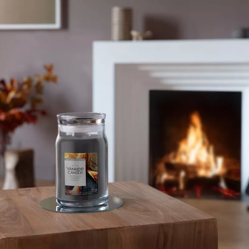 Yankee Candle κερί Crackling Embers, μεγάλο