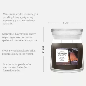 Yankee Candle Black Coconut Κερί, μεσαίο