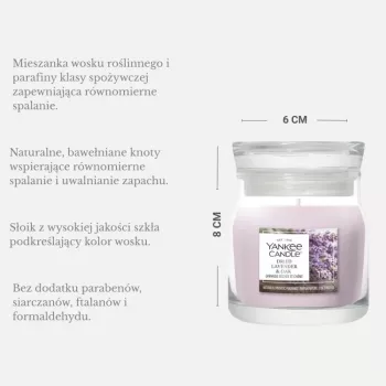 Yankee Candle κερί Dried Lavender & Oak, μικρό