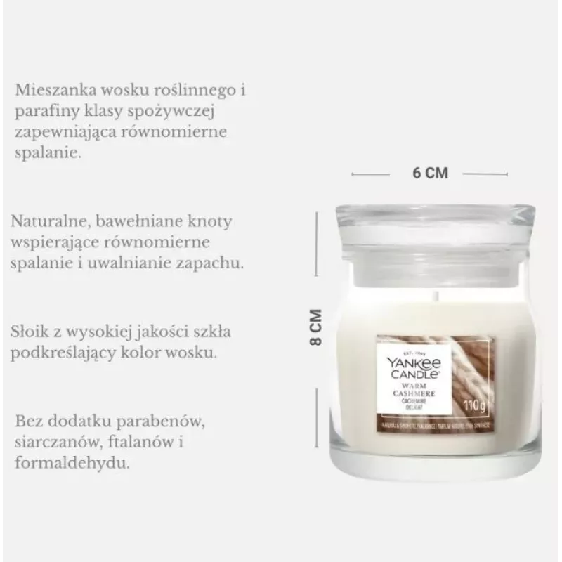 Yankee Candle κερί Warm Cashmere, μικρό