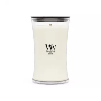 WoodWick White Teak Κερί, μεγάλο, 610 g