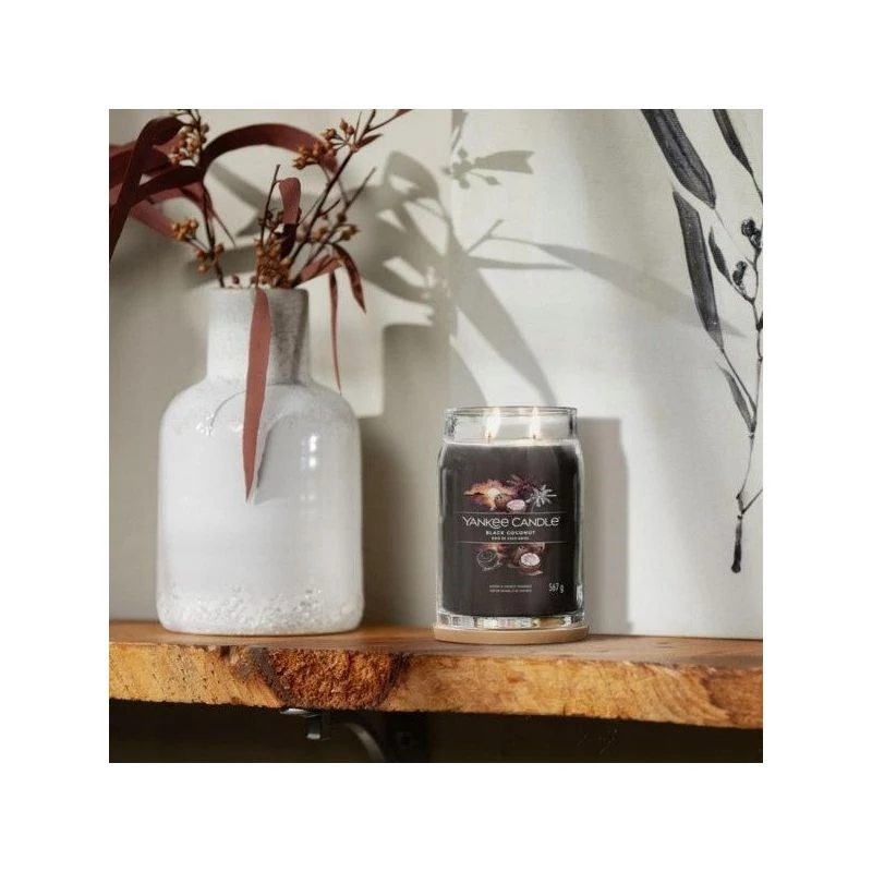 Yankee Candle Black Coconut Κερί, μεγάλο