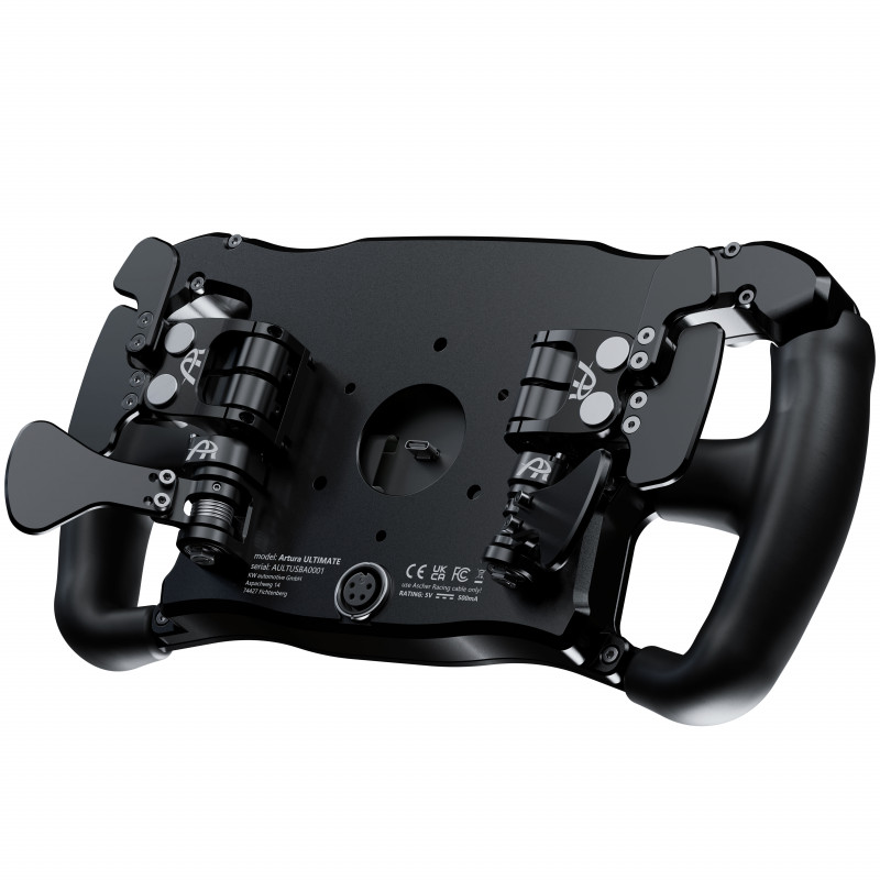 Ascher Racing Ultimate Black Edition Sim-Racing Τιμόνι