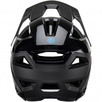Leatt MTB Enduro 3.0 V23 3-in-1 κράνος ποδηλάτου με αφαιρούμενο προστατευτικό πηγουνιού, Stealth, S