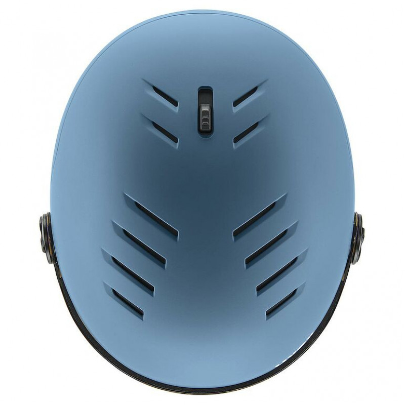UVEX Wanted Visor κράνος σκι, Πέτρα/Μπλε, 58-61