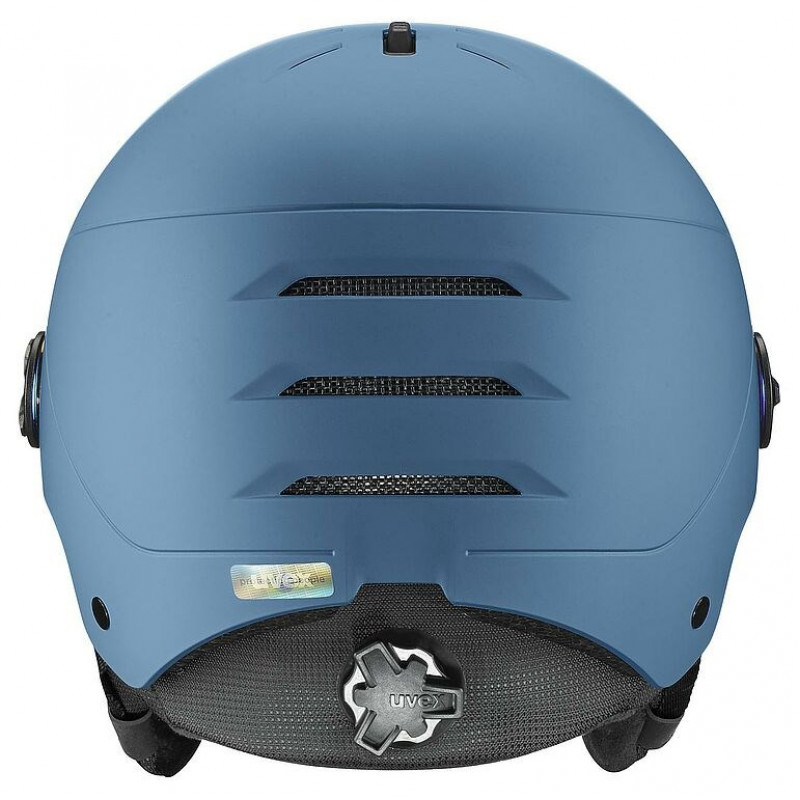 UVEX Wanted Visor κράνος σκι, Πέτρα/Μπλε, 58-61