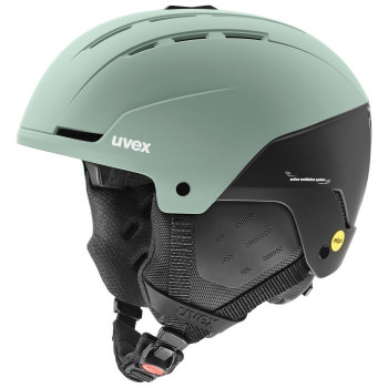 UVEX Stance MIPS Κράνος σκι 51-55, μαύρο/πράσινο