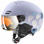 UVEX Rocket jr. Visor Παιδικό κράνος σκι 54-58, λεβάντα