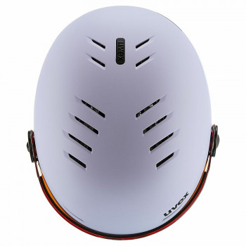 UVEX Rocket jr. Visor Παιδικό κράνος σκι 54-58, λεβάντα
