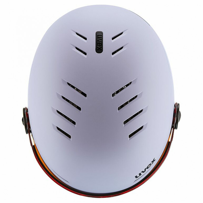 UVEX Rocket jr. Visor Παιδικό κράνος σκι 54-58, λεβάντα
