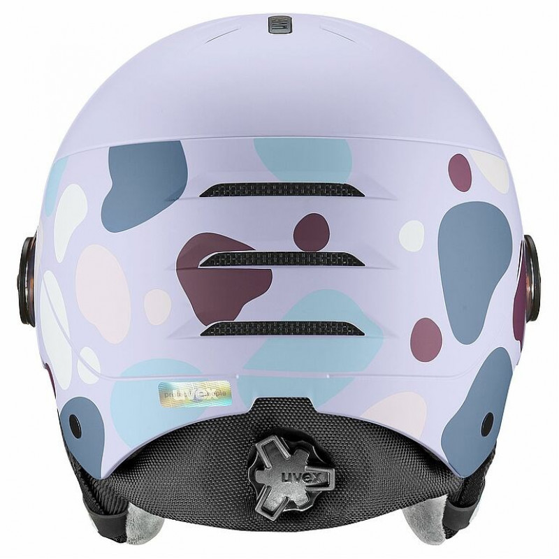 UVEX Rocket jr. Visor Παιδικό κράνος σκι 54-58, λεβάντα