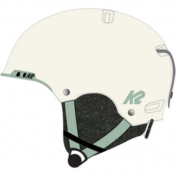 K2 MERIDIAN γυναικείο κράνος 55-59, White Pearl