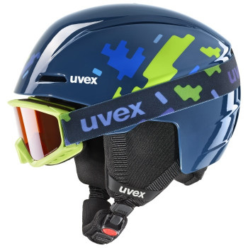 UVEX Viti σετ παιδικό κράνος σκι, Μπλε, 46-50 (56/S/317/11)