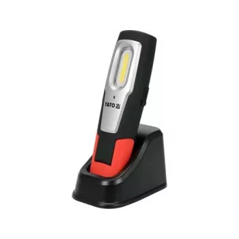 Yato YT-08558 φωτιστικό εργασίας LED 7 W, μαύρο/κόκκινο