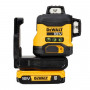 DeWalt DCLE34031D1-QW λέιζερ σταυρονήματος 3x360°, πράσινο, 40 m, 18 V, μπαταρία 2 Ah, βαλίτσα TSTAK