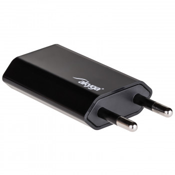 Φορτιστής τοίχου Akyga AK-CH-03BK 5W USB-A 5V / 1A μαύρος