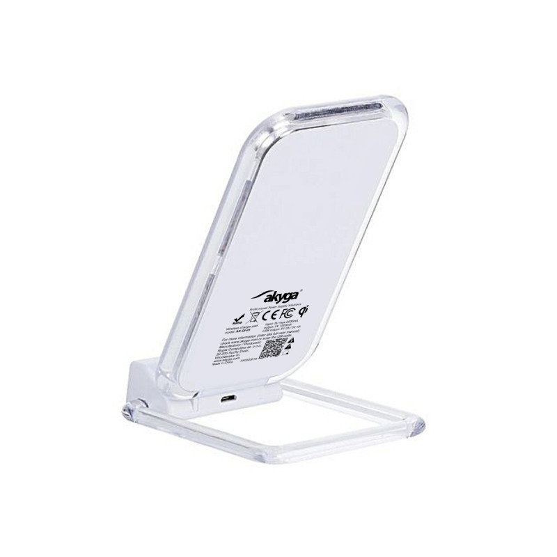 Επαγωγικός φορτιστής QI Akyga AK-QI-03 5V max 1.5A 2 x USB 2.0