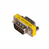 Akyga AK-AD-19 D-Sub 15 ακίδων (M) σε D-Sub 15 ακίδων (M) VGA gender changer, ασημί
