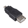 Akyga AK-AD-08 Adapter OTG USB-A υποδοχή θηλυκή σε Micro-USB βύσμα αρσενικό, μαύρο