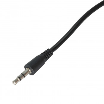 Akyga AK-AV-12 Καλώδιο ήχου 3,5 mm jack βύσμα αρσενικό σε βύσμα αρσενικό, 1,8 m, μαύρο