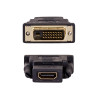 Akyga AK-AD-41 Adapter HDMI (F) σε DVI-D 24+1 (M), μαύρο