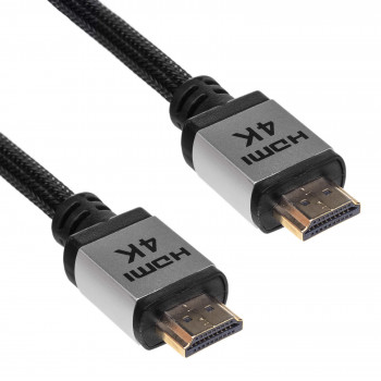 Akyga AK-HD-30P Καλώδιο HDMI v2.0, High Speed με Ethernet, 4K, 3 m, μαύρο