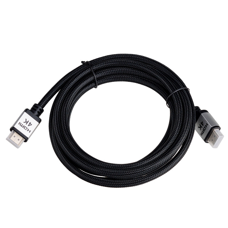 Akyga AK-HD-30P Καλώδιο HDMI v2.0, High Speed με Ethernet, 4K, 3 m, μαύρο
