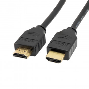 Akyga AK-HD-05A Καλώδιο HDMI High Speed με Ethernet, HDMI 1.4, 0,5 m, μαύρο
