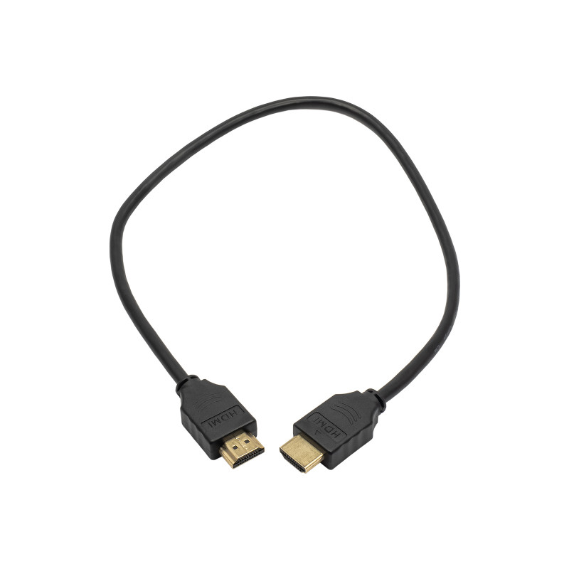 Akyga AK-HD-05A Καλώδιο HDMI High Speed με Ethernet, HDMI 1.4, 0,5 m, μαύρο
