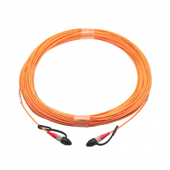 Akyga AK-FC-02 Καλώδιο patch οπτικής ίνας FC σε FC simplex, 30 m, πορτοκαλί