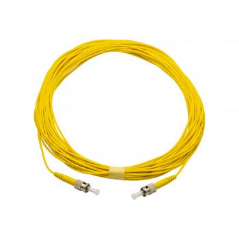 Akyga AK-FC-03 Καλώδιο patch οπτικής ίνας ST σε ST simplex single-mode, 14 m, κίτρινο