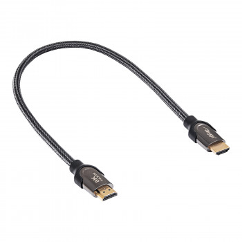Akyga AK-HD-05S Καλώδιο HDMI 2.1 θωρακισμένο, 48 Gbps, 8K@60Hz, 4K@120Hz, 0,5 m, μαύρο