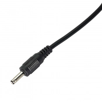Akyga AK-DC-03 Καλώδιο τροφοδοσίας USB-A βύσμα αρσενικό σε DC 3,5 x 1,35 mm βύσμα αρσενικό, 0,8 m, μαύρο