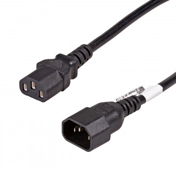 Akyga AK-PC-11A Καλώδιο επέκτασης τροφοδοσίας IEC C14 σε IEC C13, CCA 3x0,5 mm², 5 m, μαύρο