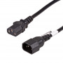 Akyga AK-PC-11A Καλώδιο επέκτασης τροφοδοσίας IEC C14 σε IEC C13, CCA 3x0,5 mm², 5 m, μαύρο