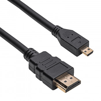 Akyga AK-HD-15R Καλώδιο HDMI σε Micro HDMI v1.4, 1,5 m, μαύρο
