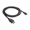 Akyga AK-HD-15R Καλώδιο HDMI σε Micro HDMI v1.4, 1,5 m, μαύρο