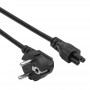 Akyga AK-NB-10A Καλώδιο τροφοδοσίας CEE 7/7 σε IEC C5, CCA 3x0,5 mm², 3 m, μαύρο