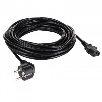 Akyga AK-PC-06S καλώδιο τροφοδοσίας CEE 7/7 (Schuko) σε IEC C13, χαλκός 3 x 1,5 mm², 3 m, μαύρο