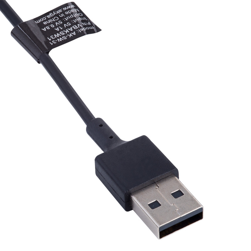 Akyga AK-SW-31 καλώδιο φόρτισης για Fitbit Inspire 2 / ACE 3, USB-A, 1 m