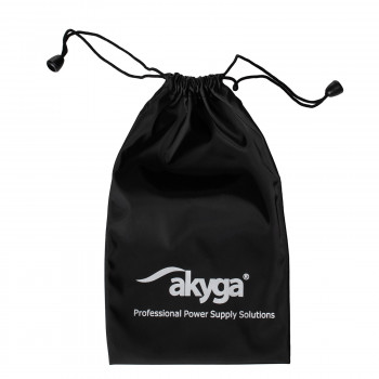 Akyga AK-AC-01 θήκη προστασίας για τροφοδοτικά φορητών υπολογιστών, 220 x 135 mm, μαύρη