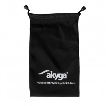 Akyga AK-AC-01 θήκη προστασίας για τροφοδοτικά φορητών υπολογιστών, 220 x 135 mm, μαύρη