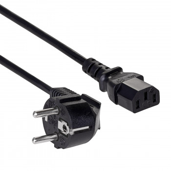 Akyga AK-PC-01A καλώδιο τροφοδοσίας CEE 7/7 (Schuko) σε IEC C13, CCA 3 x 0,5 mm², 1,5 m, μαύρο